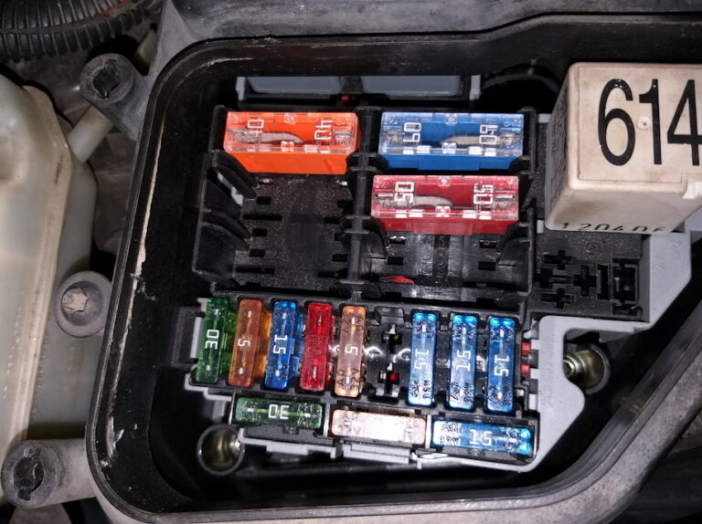 Fuse box diagram Audi Q7 2005 - 2015 relay with assignment and location