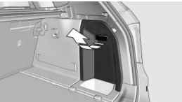 access to the unit in the luggage compartment bmw x3 f25