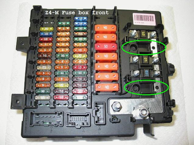 photo of block block with fuses z4 