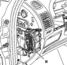 The location of the unit in the cabin