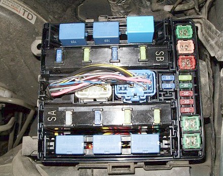 Fuse box diagram Suzuki Grand Vitara and relay with assignment and location