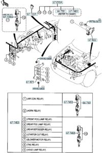 Ford Ranger Light Relay Fuse box diagram Ford Ranger (2006 - 2012) relay with assignment and ...