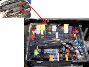 Fuse box diagram Mercedes-Benz Vito / Viano W639 and relay with