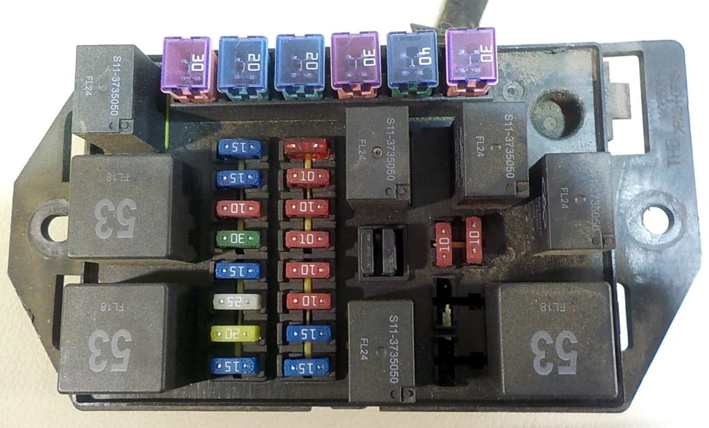 photo of fuse box