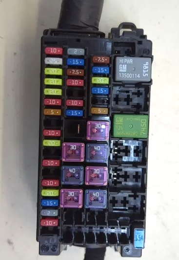 Encore GX fuse box