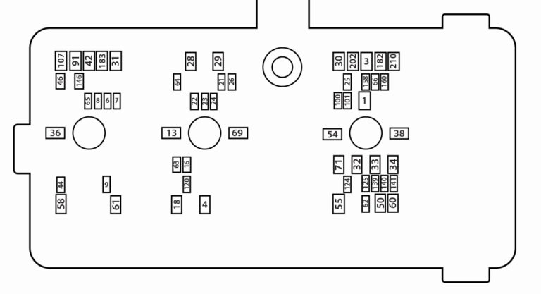 Fuse Box Diagram Ford Bronco 2021 - 2027 with assignment and location