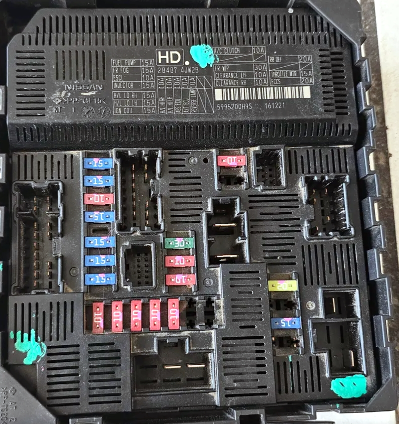 Fuse Box Diagram Nissan Navara D23 2016 2027 Relay With Assignment 