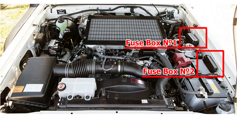 Location under the hood