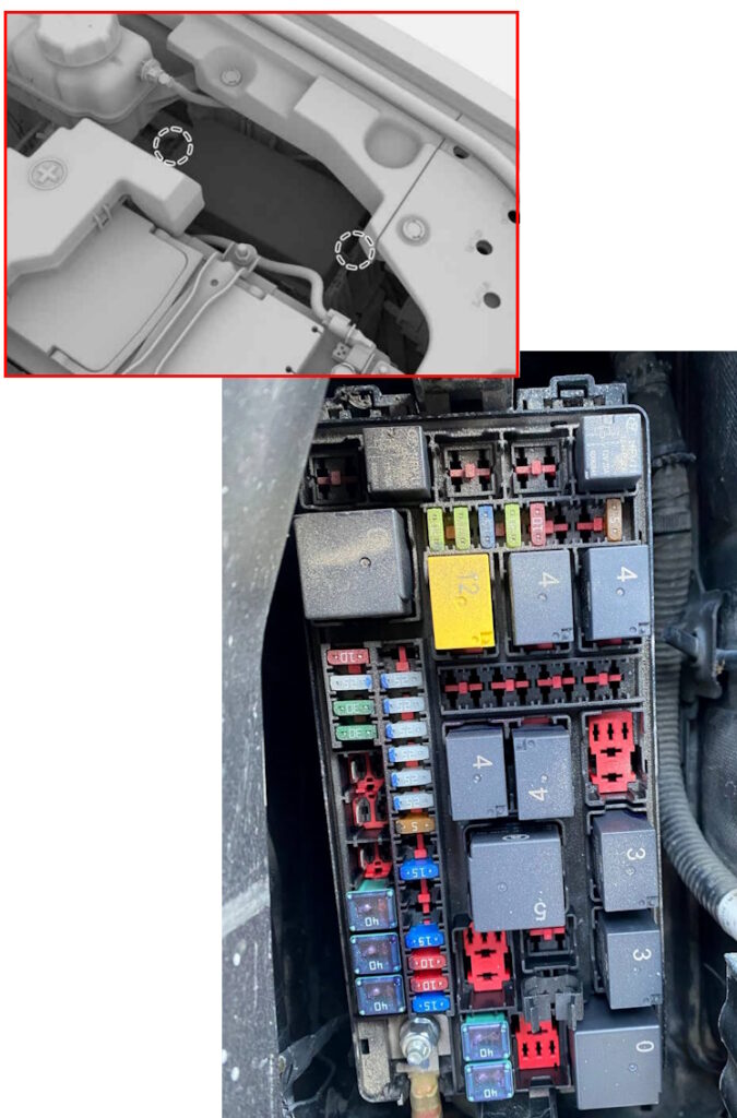 location under the hood