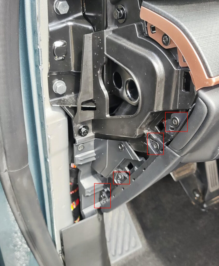 access to fuse box