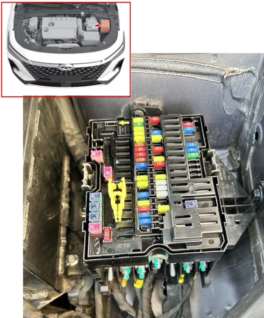 location under the hood